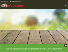 Tablet Screenshot of cprxnutrition.com